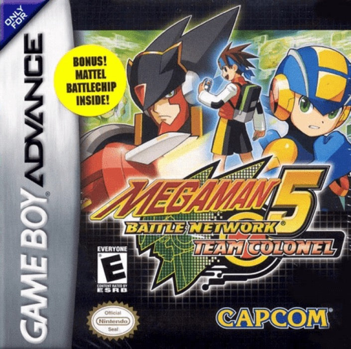 Mega Man Battle Network 5 Team Colonel Cover Art