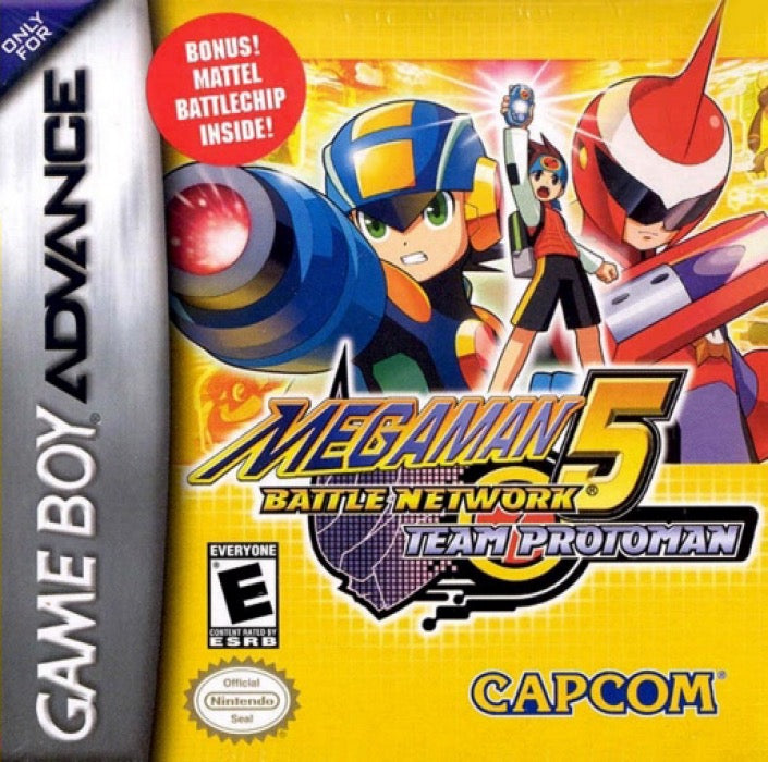 Mega Man Battle Network 5 Team Protoman Cover Art