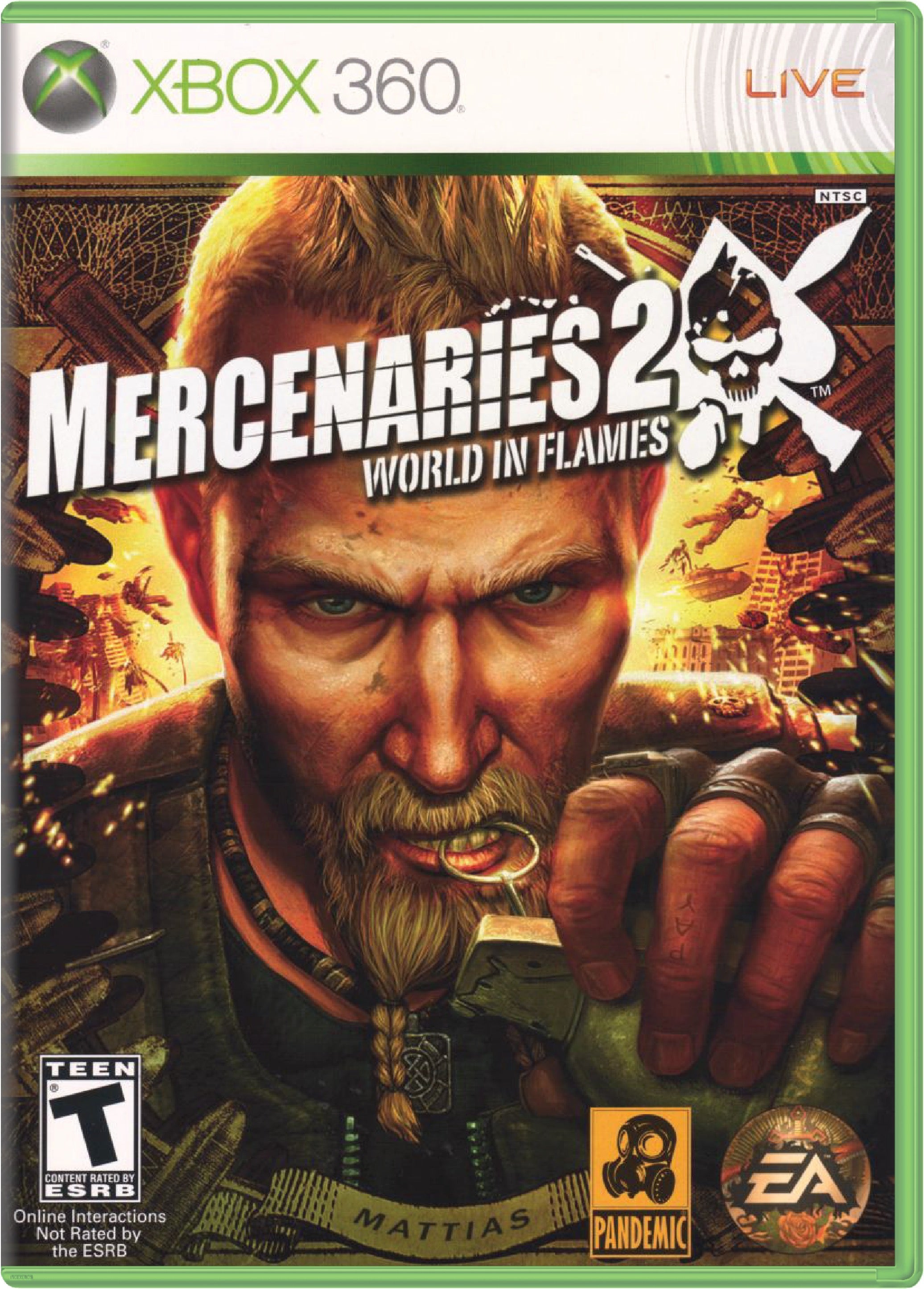 Mercenaries 2 World in Flames Cover Art