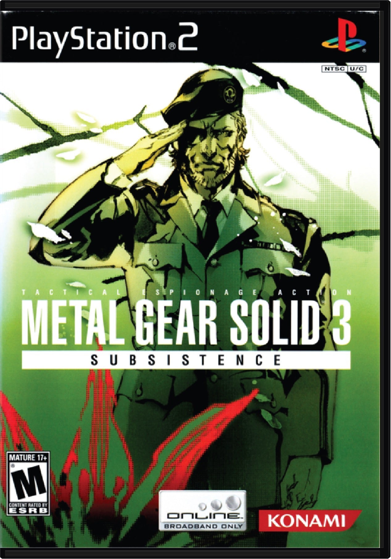 Metal Gear Solid 3 Subsistence for Sony PlayStation 2 PS2 TVGC