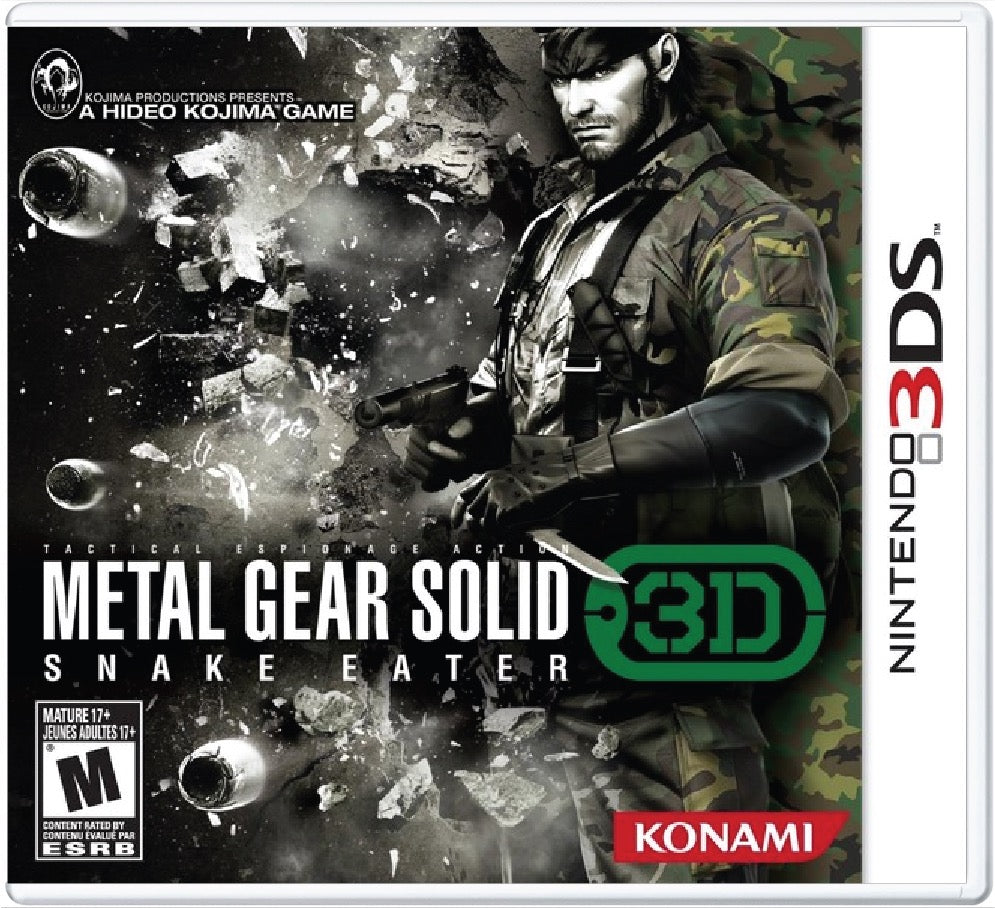 Metal Gear Solid 3D Cover Art