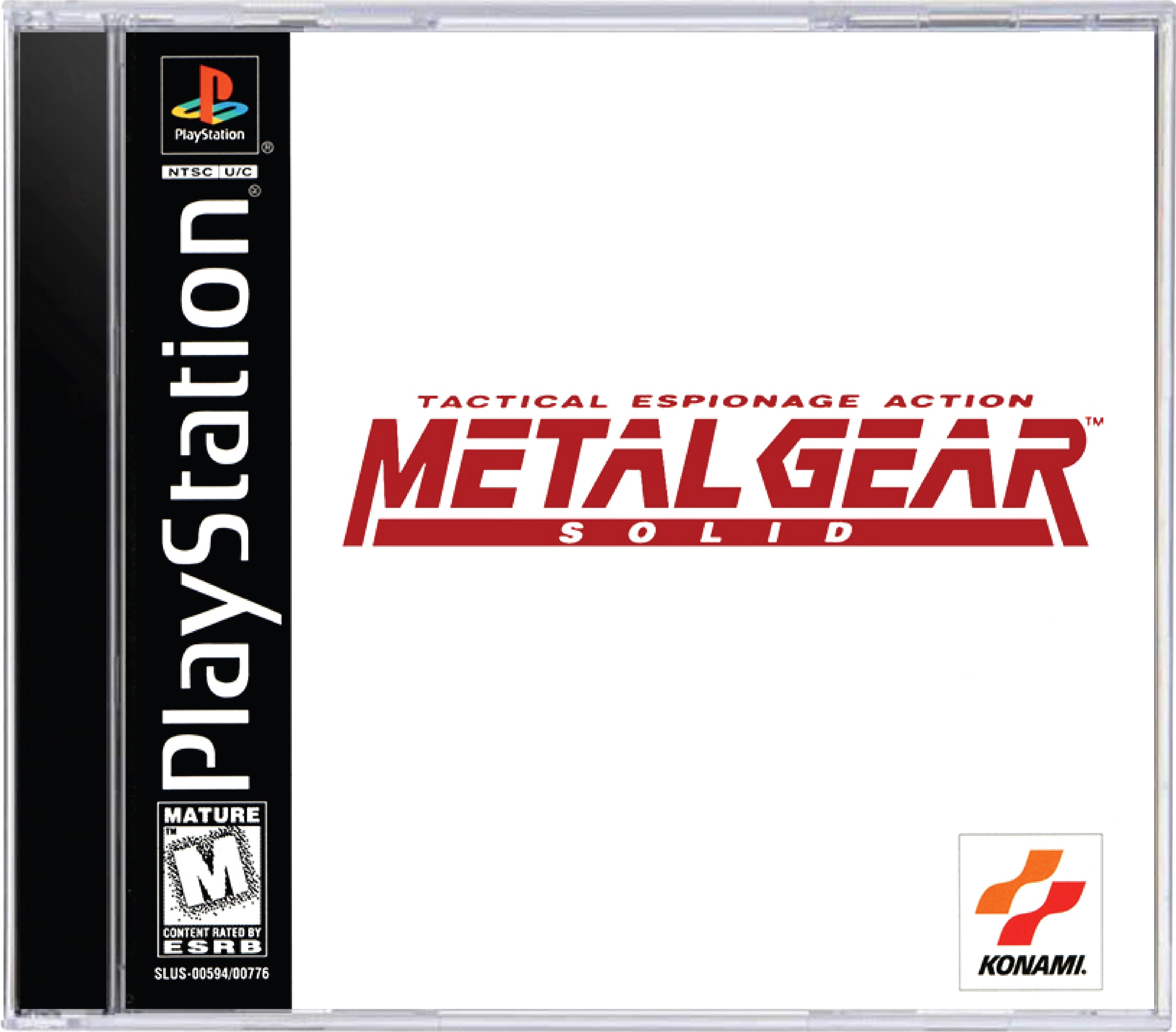 Metal Gear Solid Cover Art and Product Photo