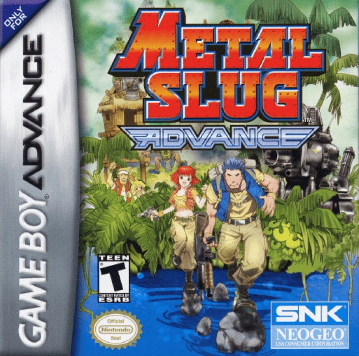 Metal Gear Gba Metal Slug Advance For Nintendo Game Boy