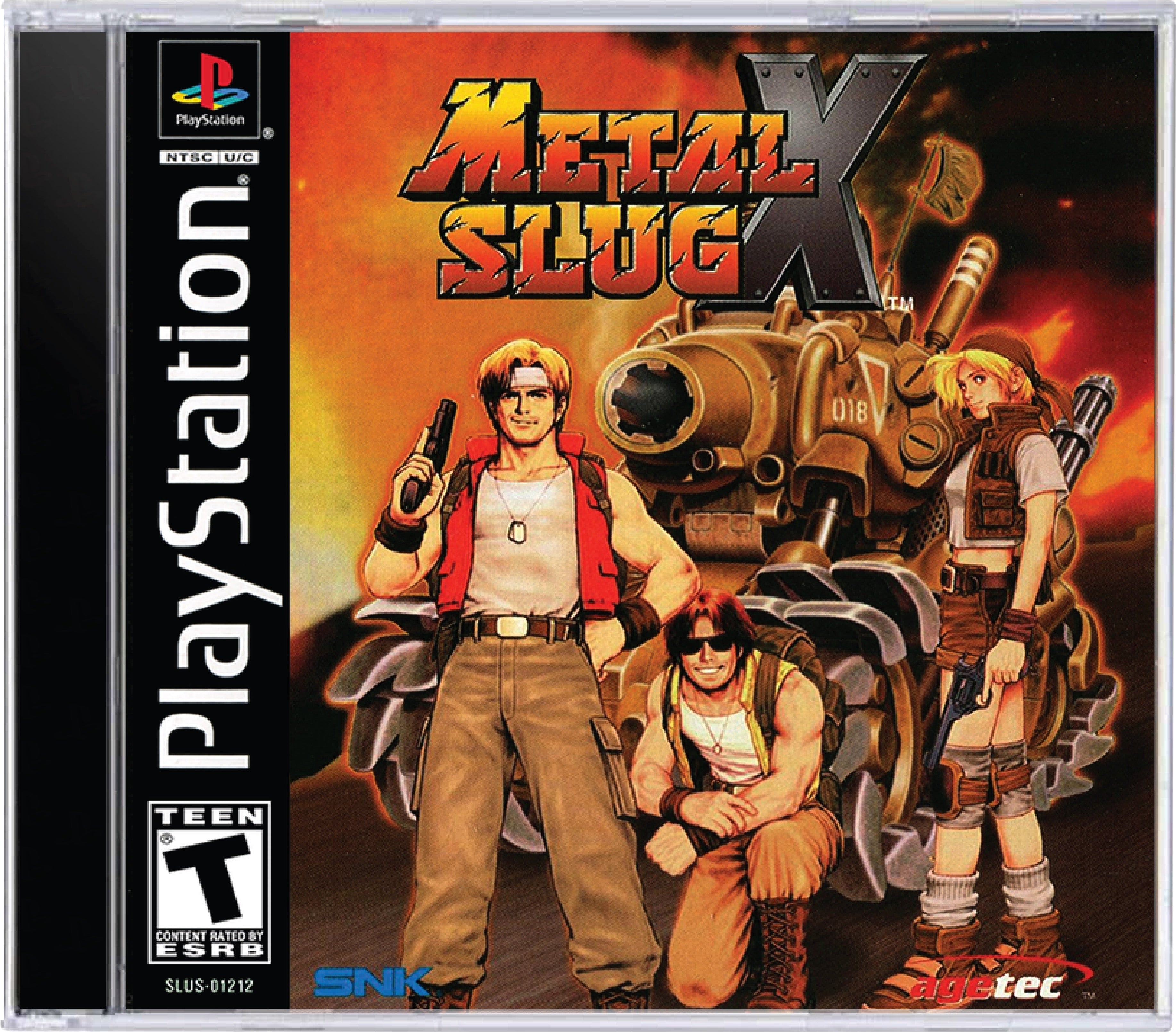 Metal Slug X Cover Art and Product Photo