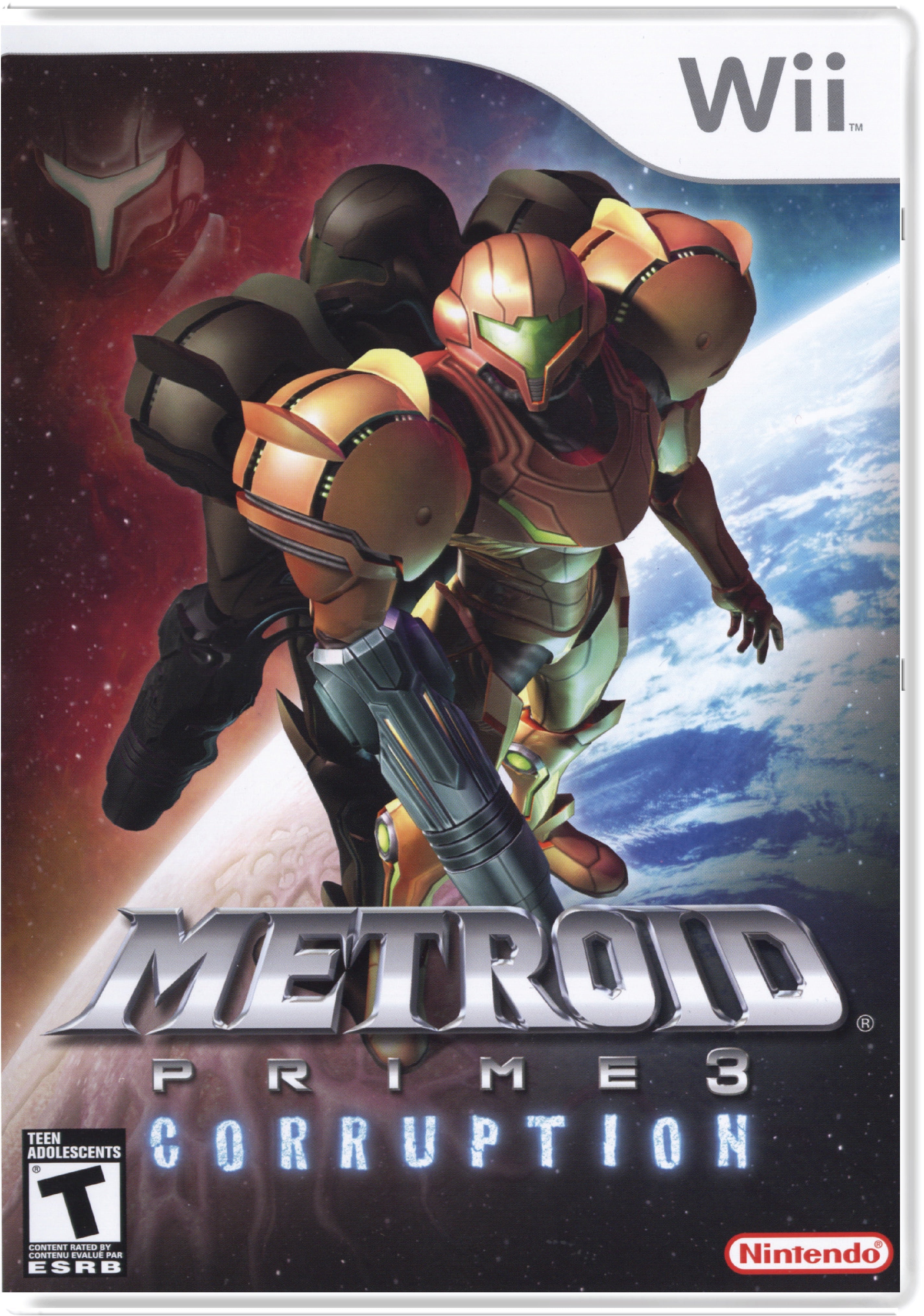 Metroid Prime 3 Corruption Cover Art
