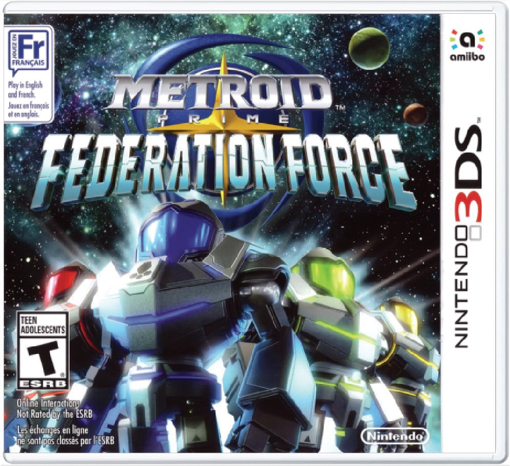 Metroid Prime Federation Force Cover Art
