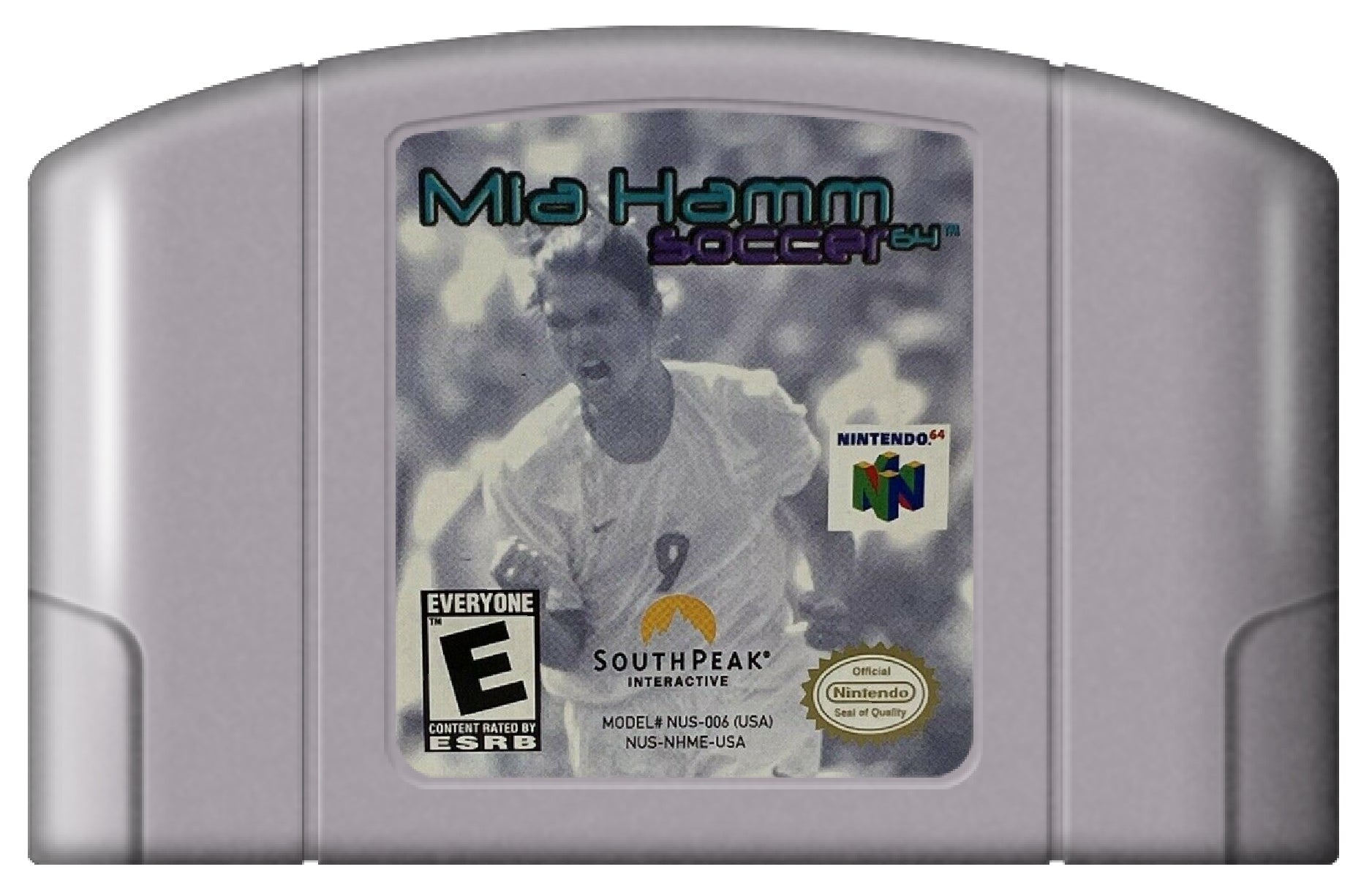 Mia Hamm Soccer 64 Cover Art and Product Photo