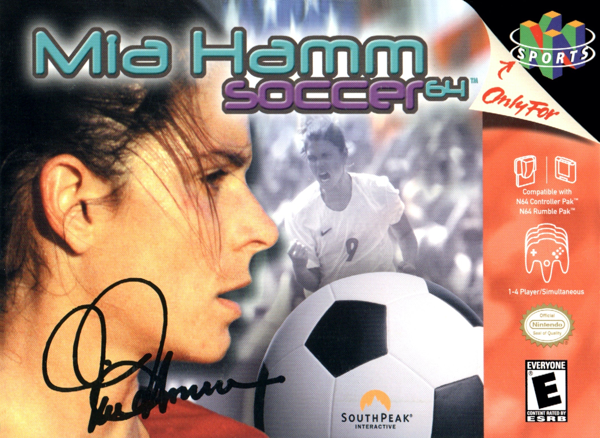 Mia Hamm Soccer 64 - Nintendo N64