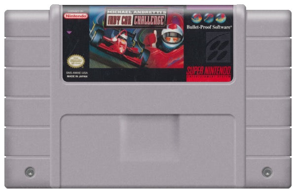 Michael Andretti's Indy Car Challenge Cartridge