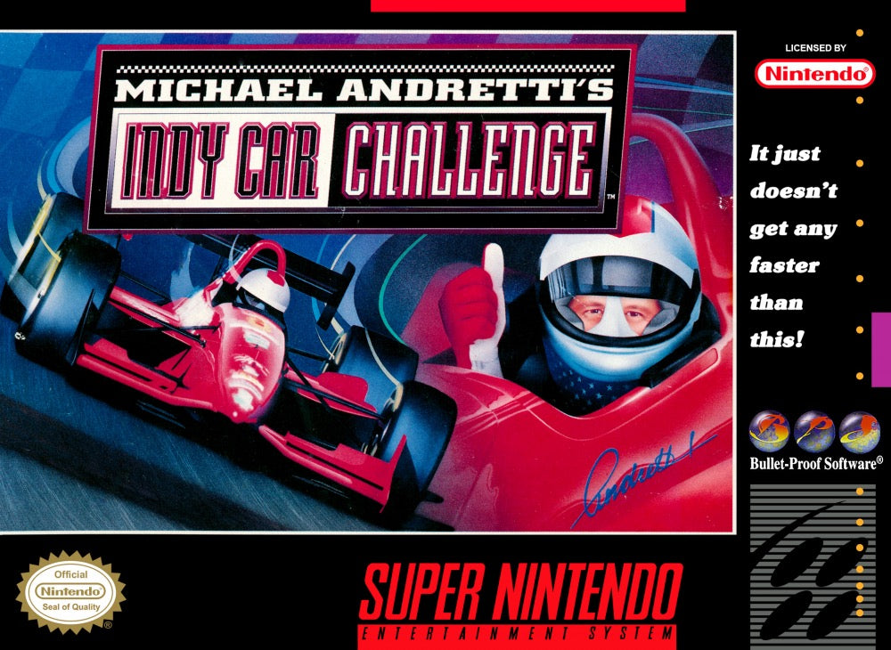 Michael Andretti's Indy Car Challenge Cover Art