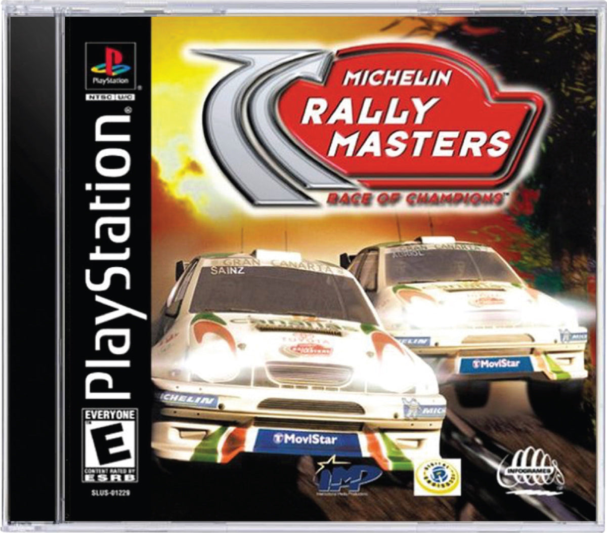 Merlin Racing Ps1 Michelin Rally Masters Race of Champions for Sony PlayStation 1 (PS1 ...