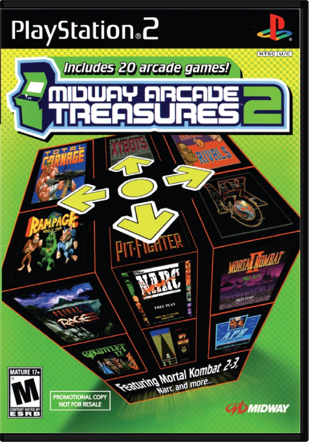 Midway Arcade Treasures 2 Cover Art and Product Photo