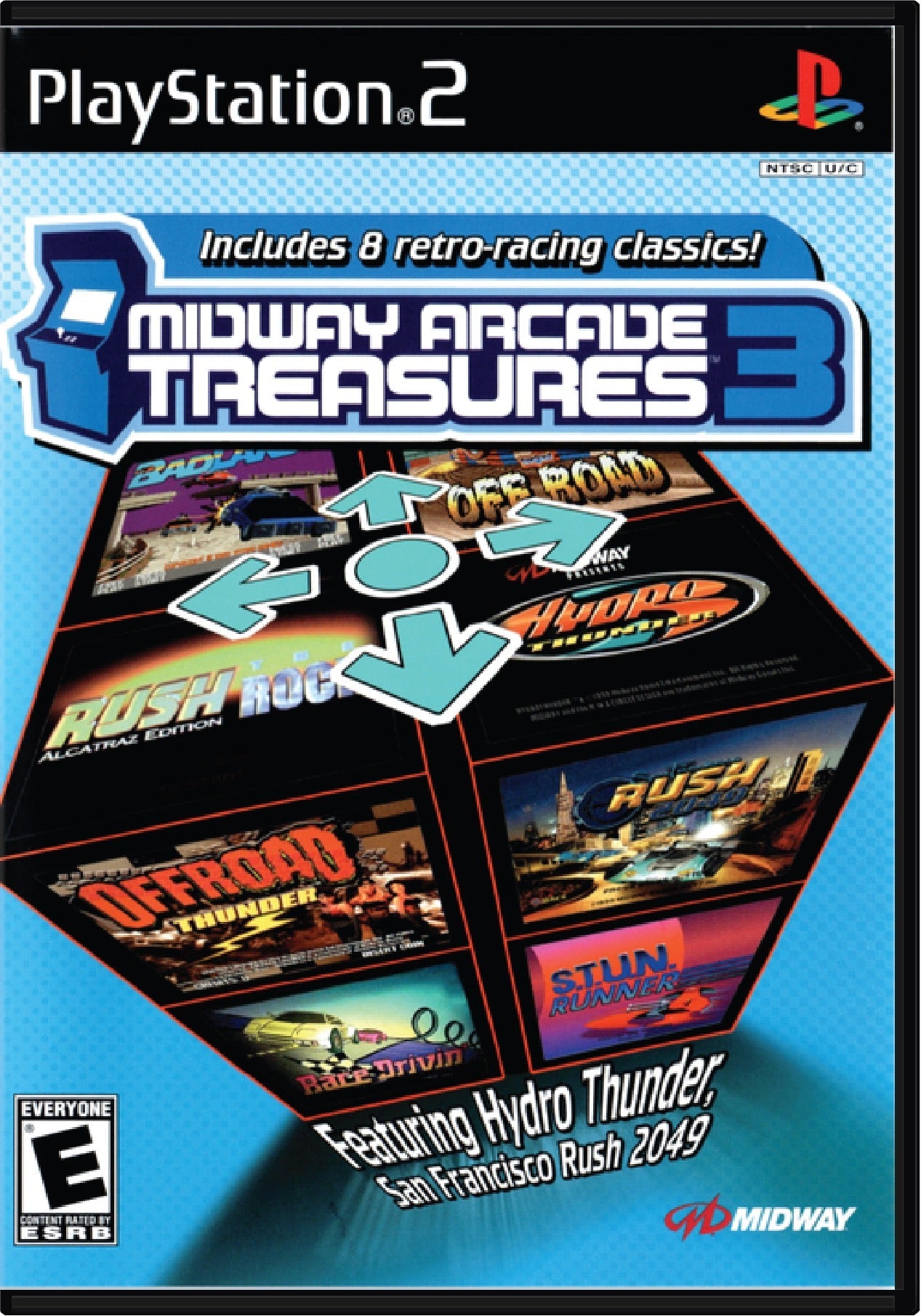 Midway Arcade Treasures 3 Cover Art and Product Photo