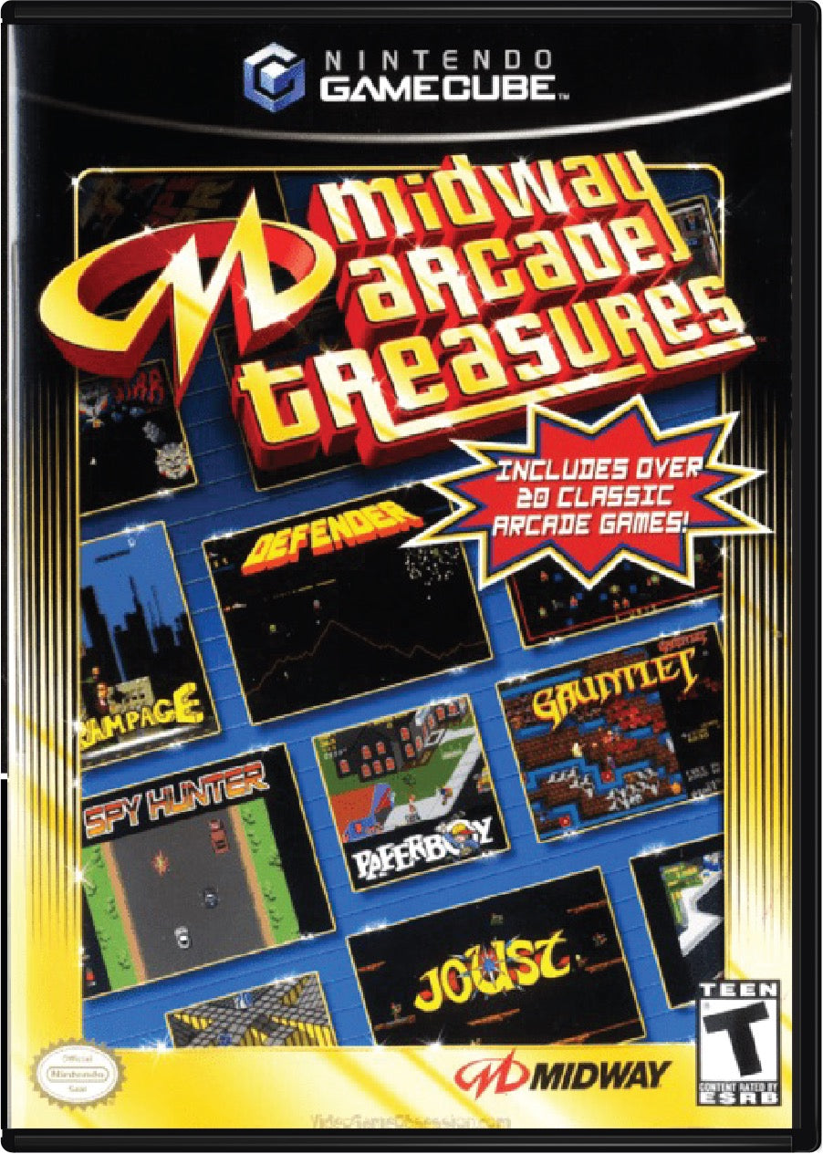 Midway Arcade Treasures Cover Art and Product Photo