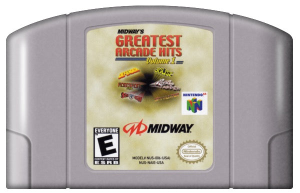 Midway's Greatest Arcade Hits Vol 1 Cover Art and Product Photo