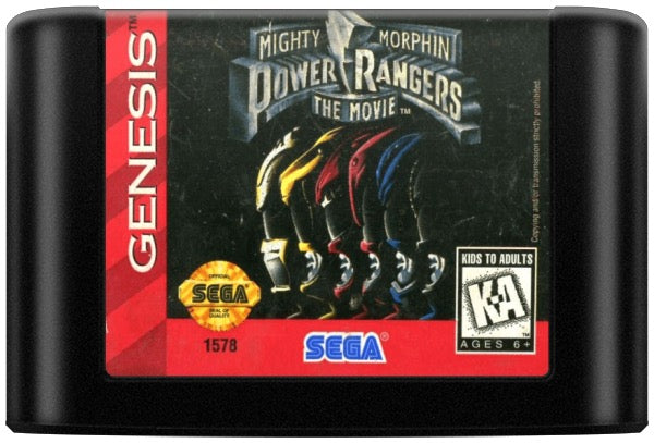 Mighty Morphin Power Rangers The Movie Cartridge