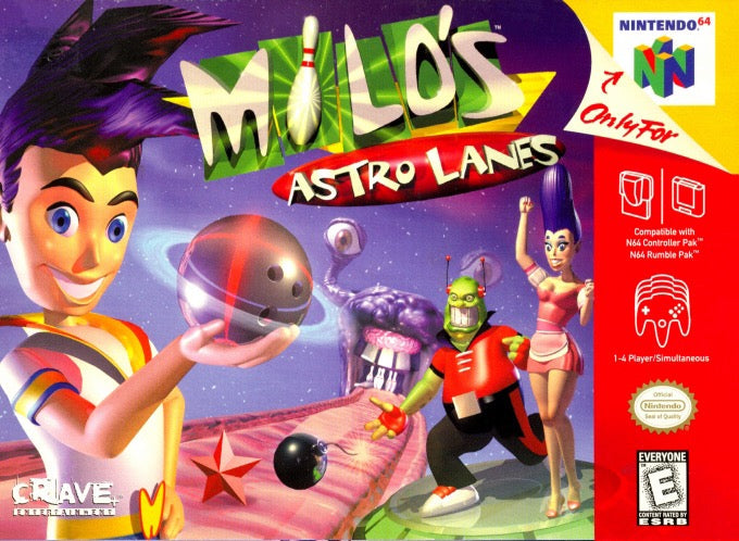 Milo's Astro Lanes - Nintendo N64