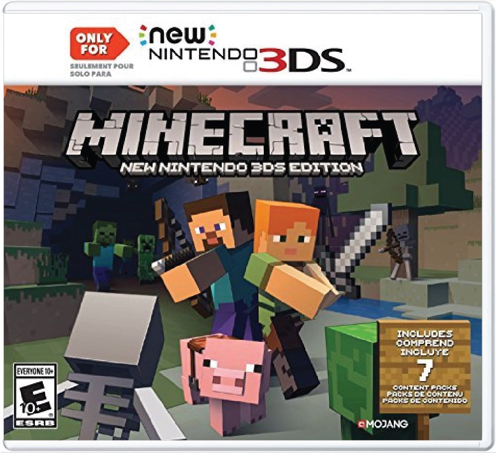 Minecraft New Nintendo 3DS Edition Cover Art