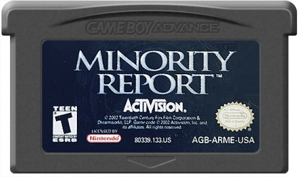 Minority Report Cartridge