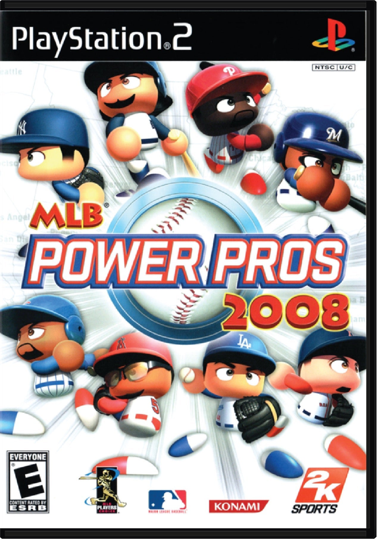 MLB Power Pros 2008 Cover Art and Product Photo