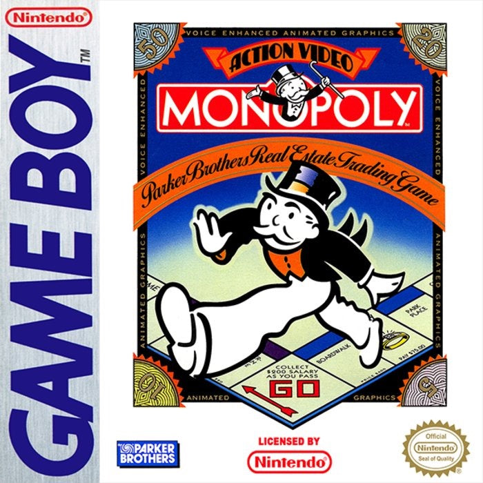 Monopoly for Nintendo Game Boy TVGC