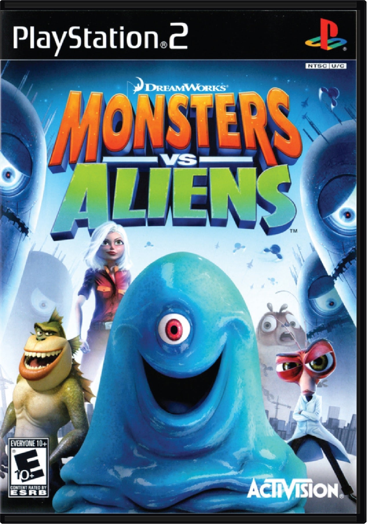 Monsters vs Aliens Cover Art and Product Photo