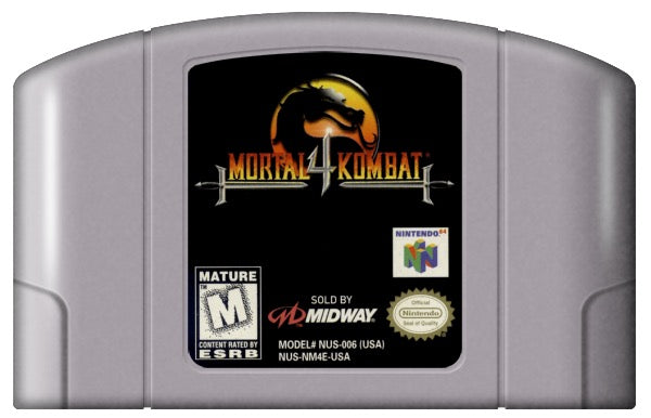 Mortal Kombat 4 Cover Art and Product Photo