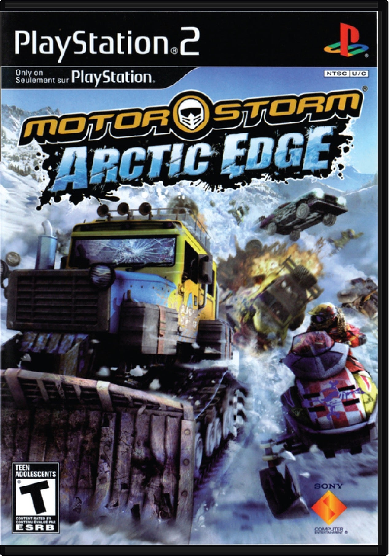 MotorStorm Arctic Edge Cover Art and Product Photo