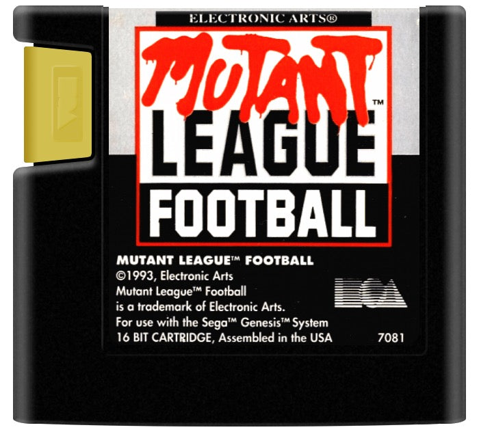 Mutant League Football Cartridge