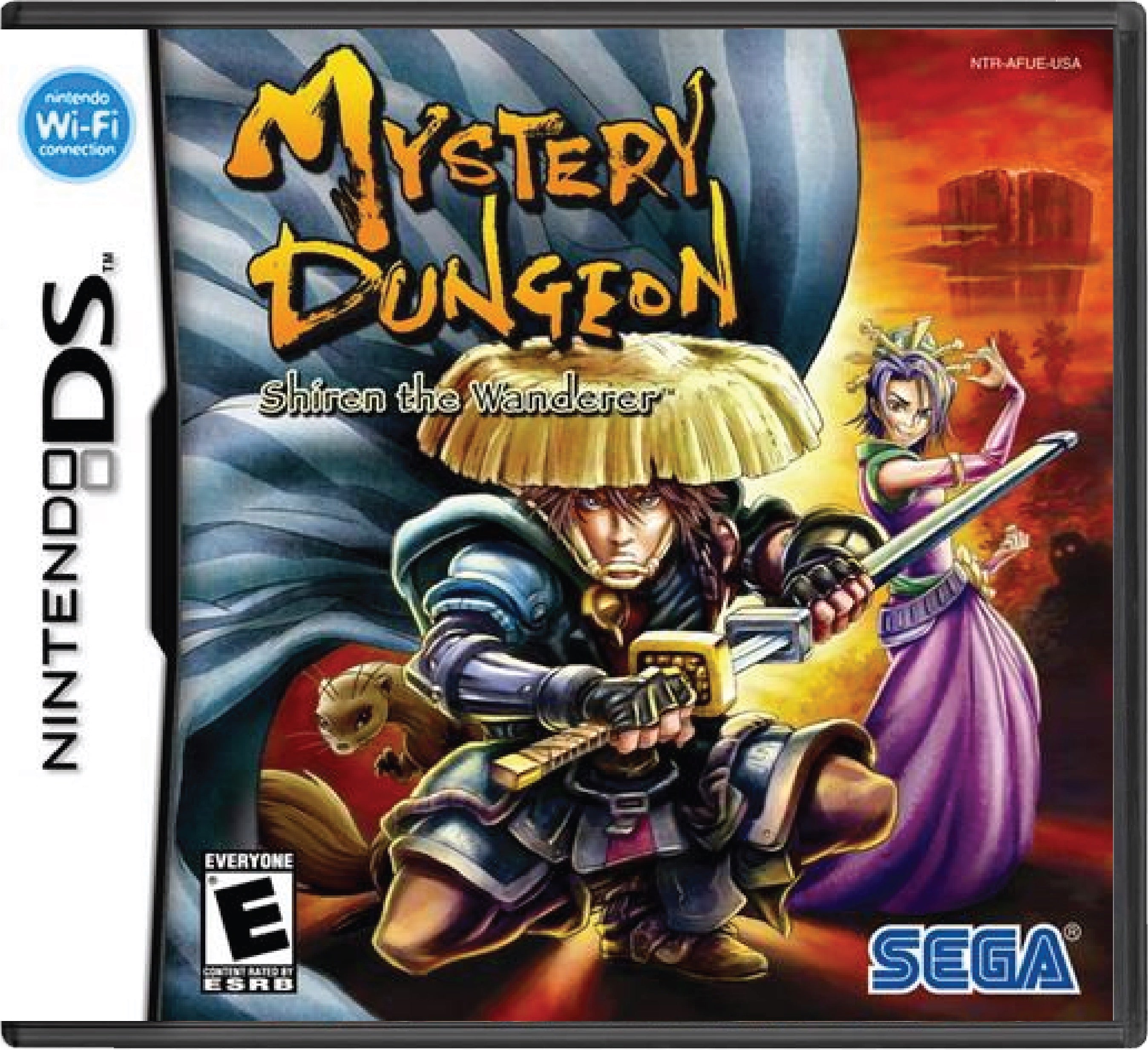 Mystery Dungeon Shiren the Wanderer Cover Art