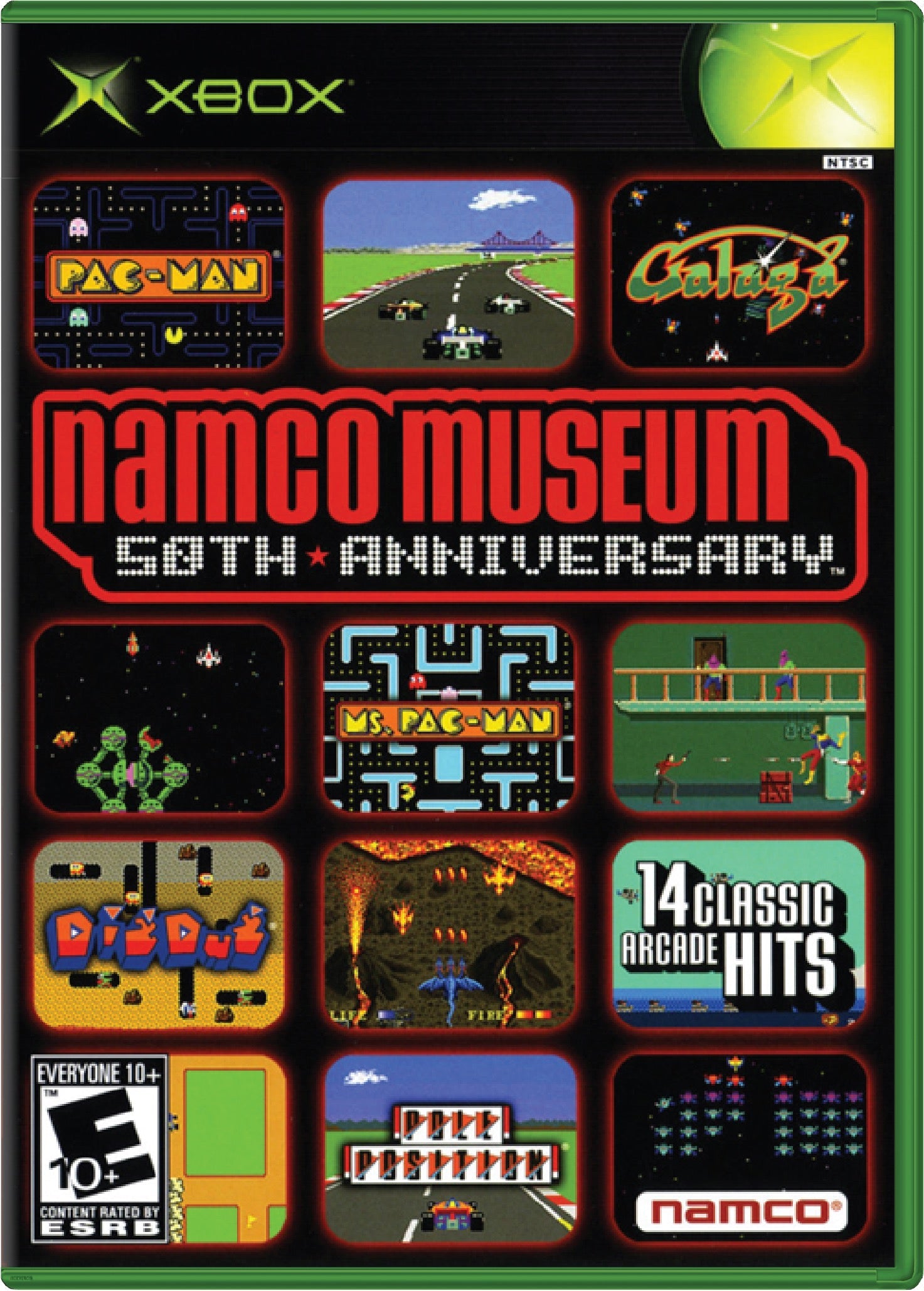 Namco Museum 50th Anniversary Cover Art