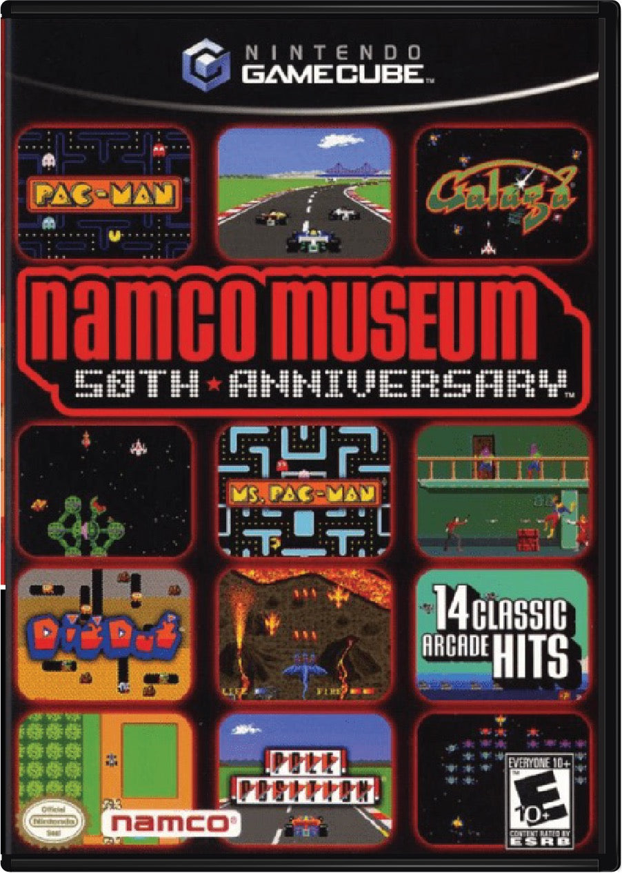 Namco Museum 50th Anniversary Cover Art and Product Photo