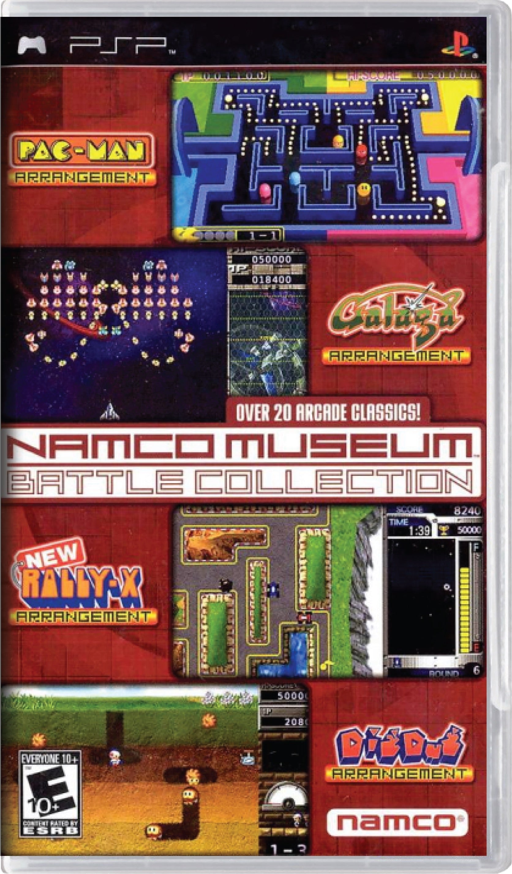 Namco Museum Battle Collection Cover Art