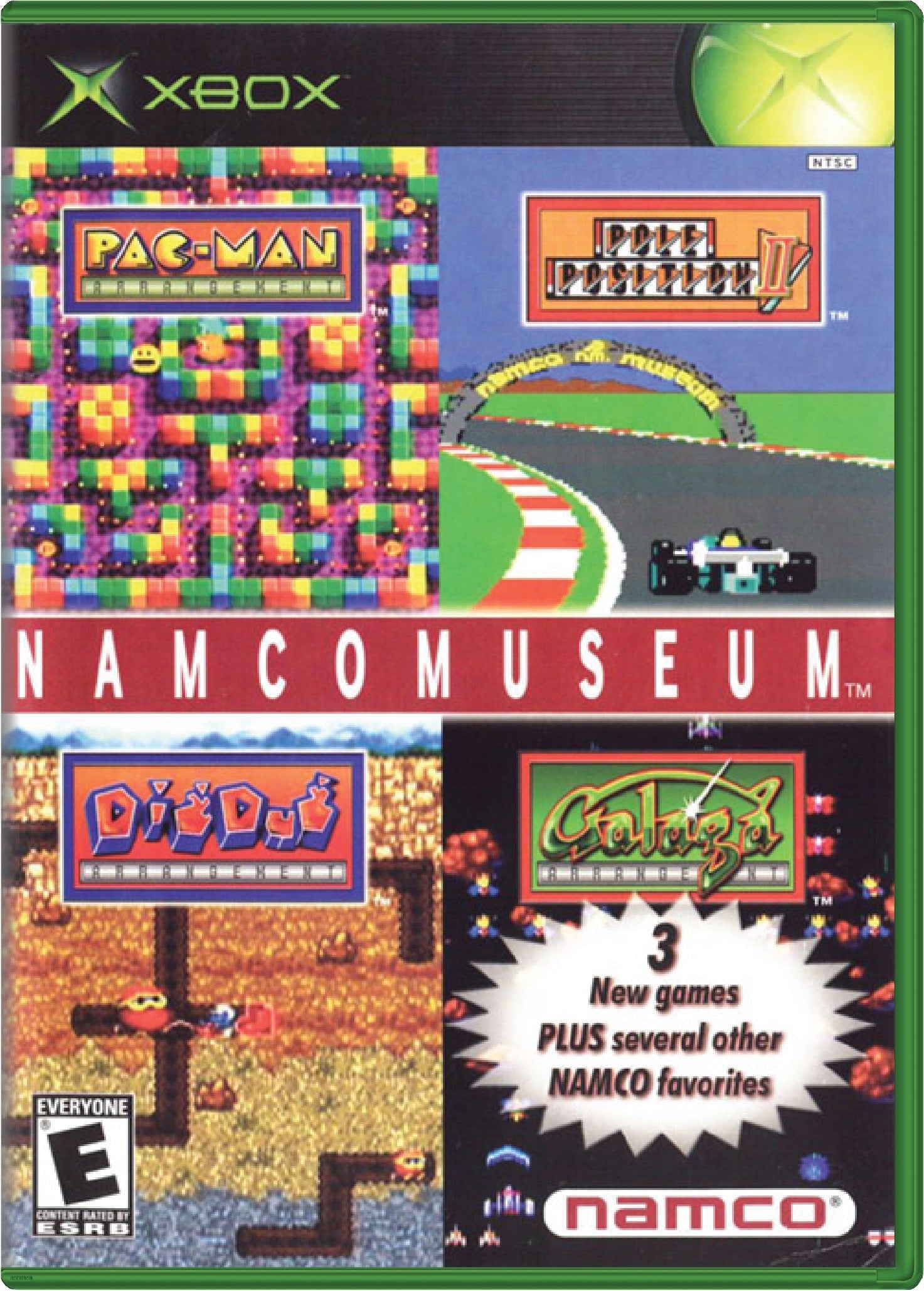 Namco Museum Cover Art