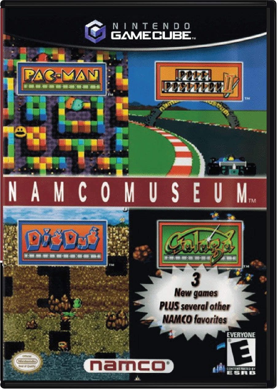 Namco Museum Cover Art and Product Photo