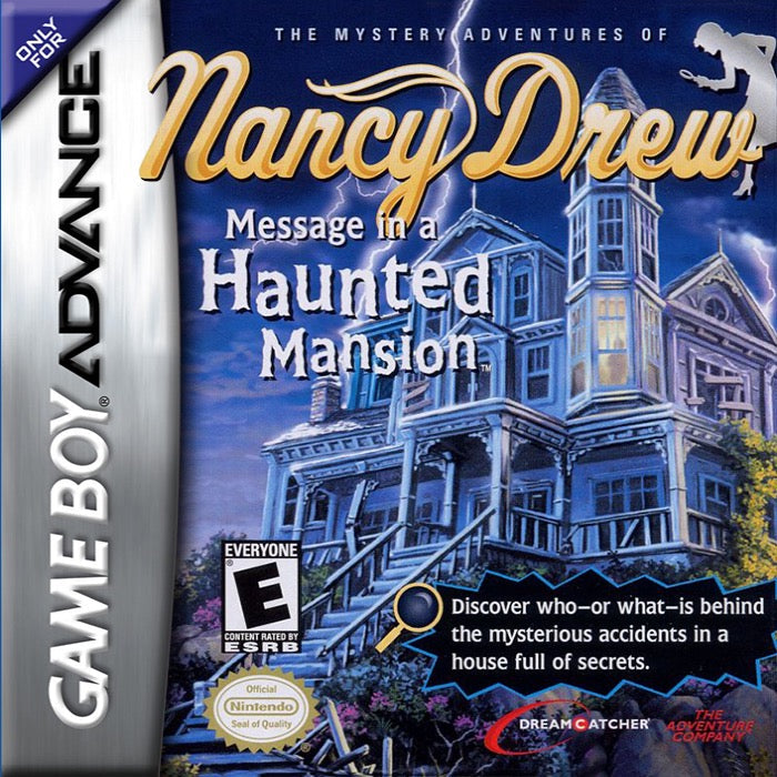 Nancy Drew Message in a Haunted Mansion Cover Art