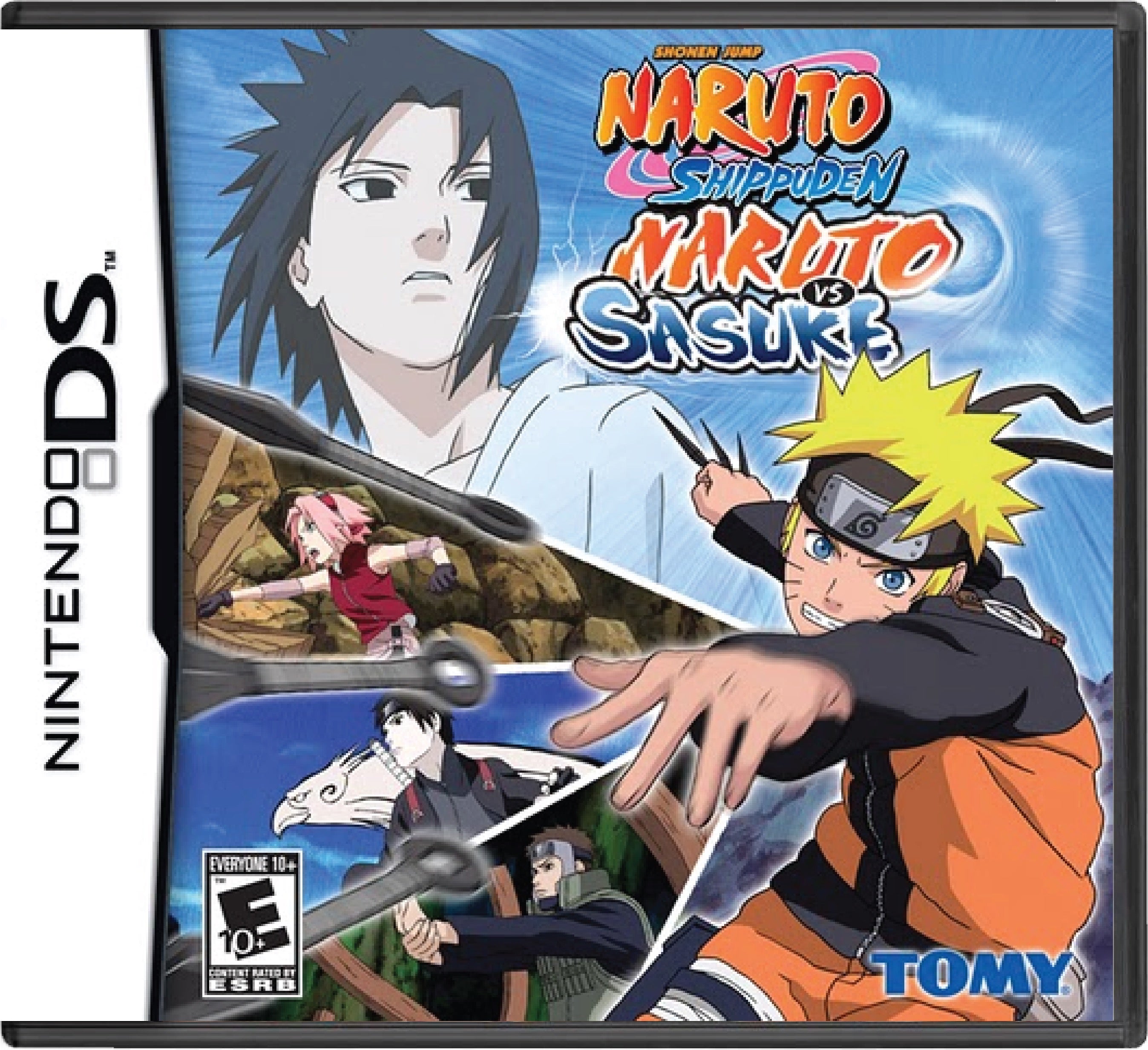 Naruto Shippuden Naruto vs Sasuke Cover Art