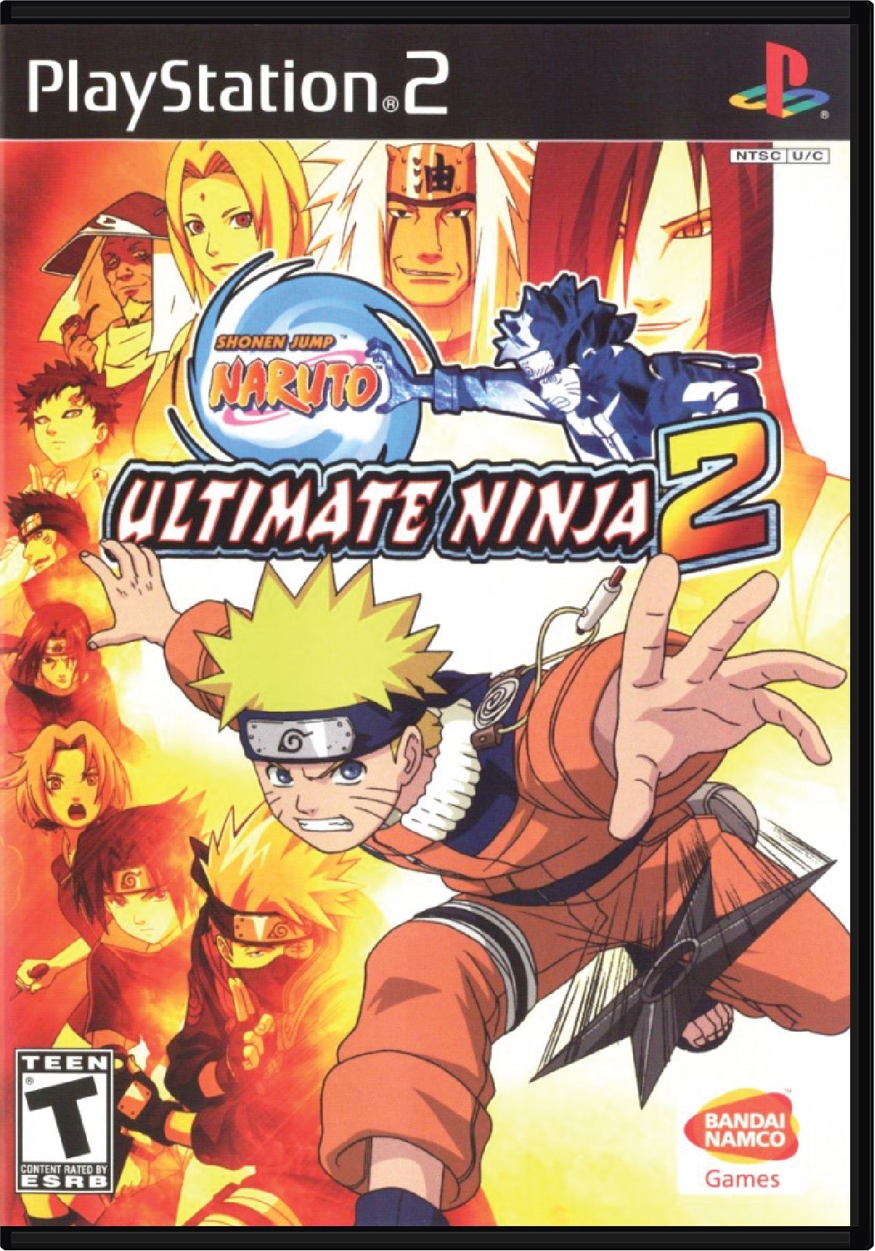 Naruto Ultimate Ninja 2 Cover Art and Product Photo