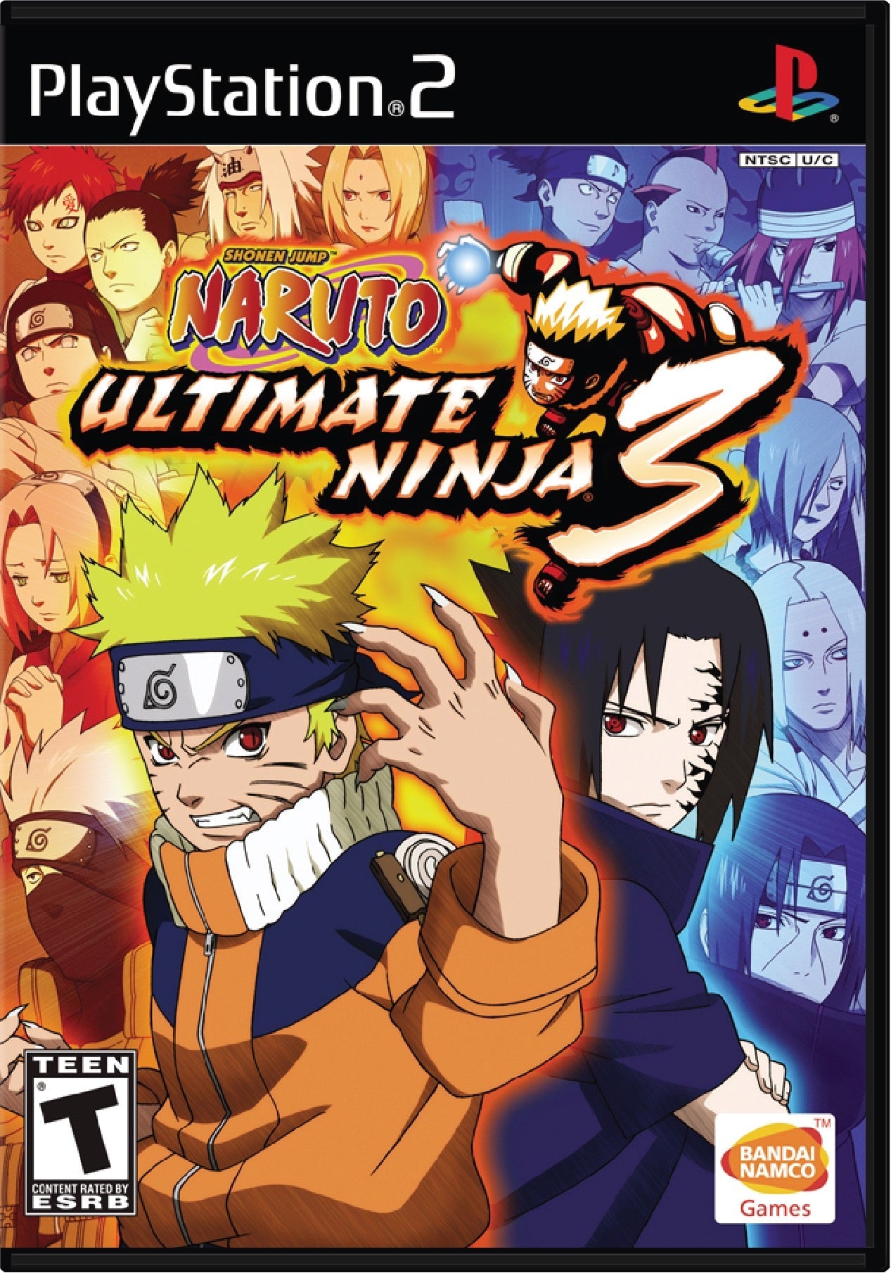 Naruto Ultimate Ninja 3 Cover Art and Product Photo
