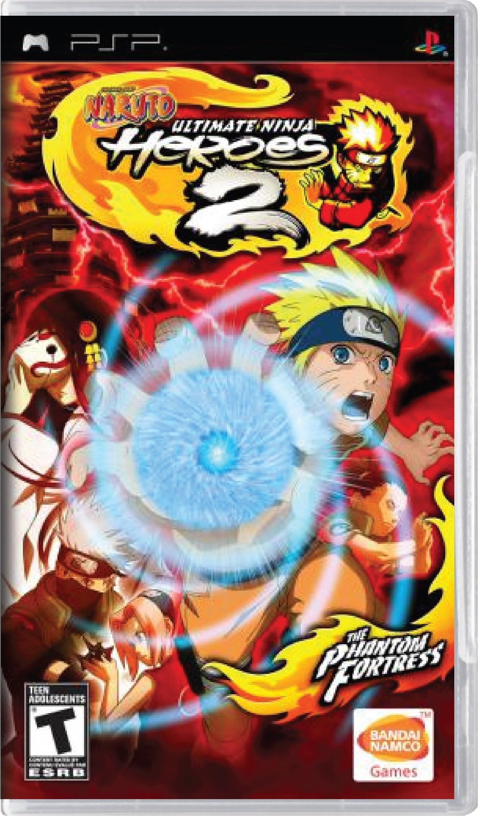Naruto Ultimate Ninja Heroes 2 The Phantom Fortress Cover Art