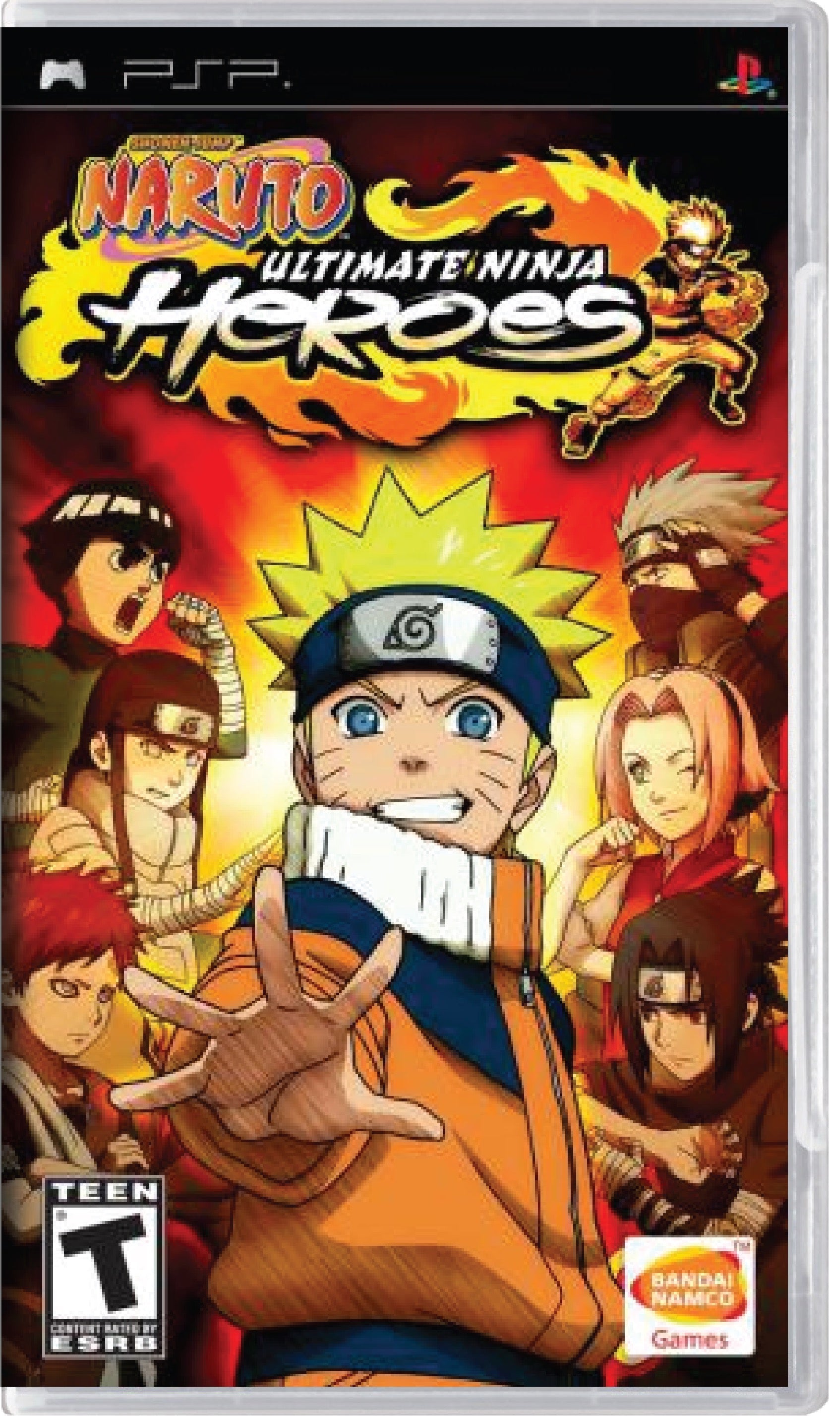 Naruto Ultimate Ninja Heroes Cover Art