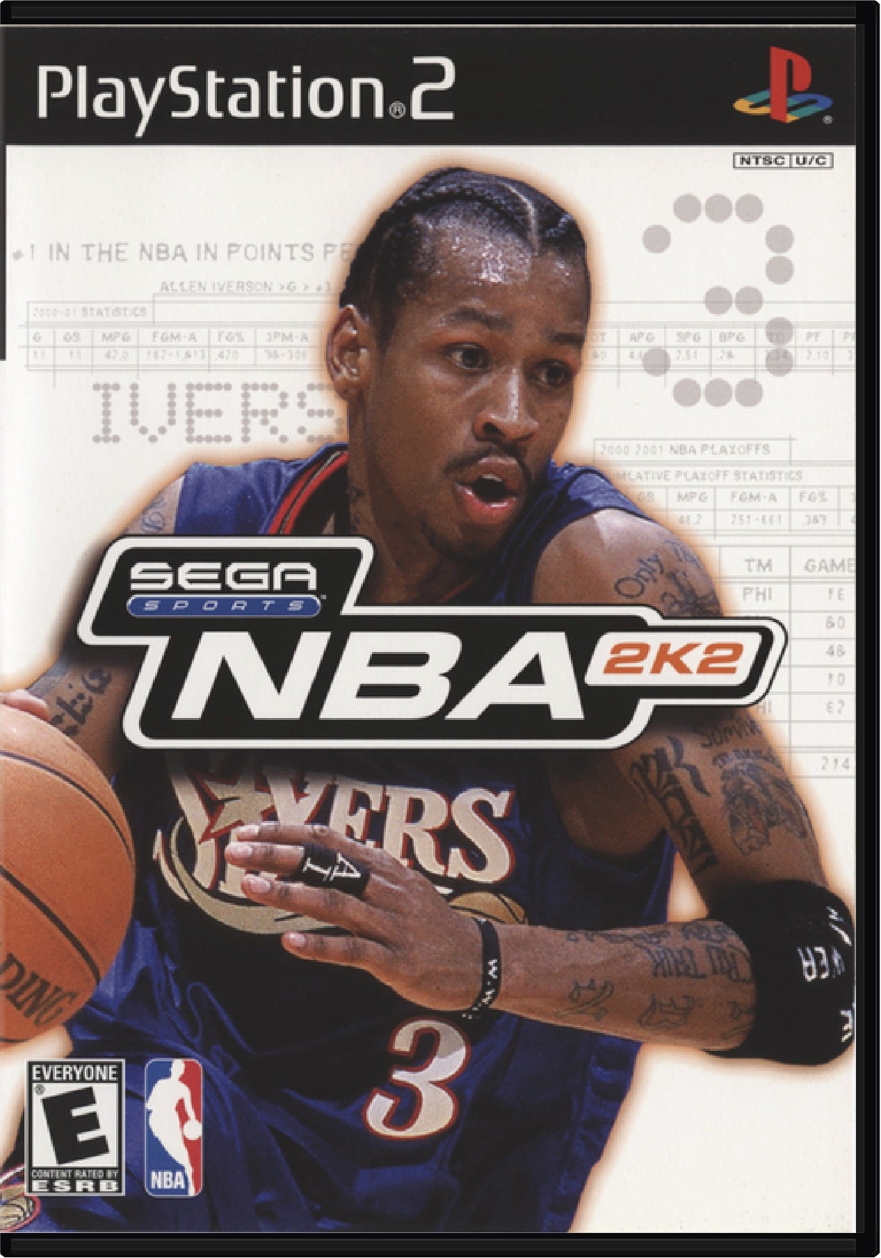 NBA 2K2 Cover Art and Product Photo