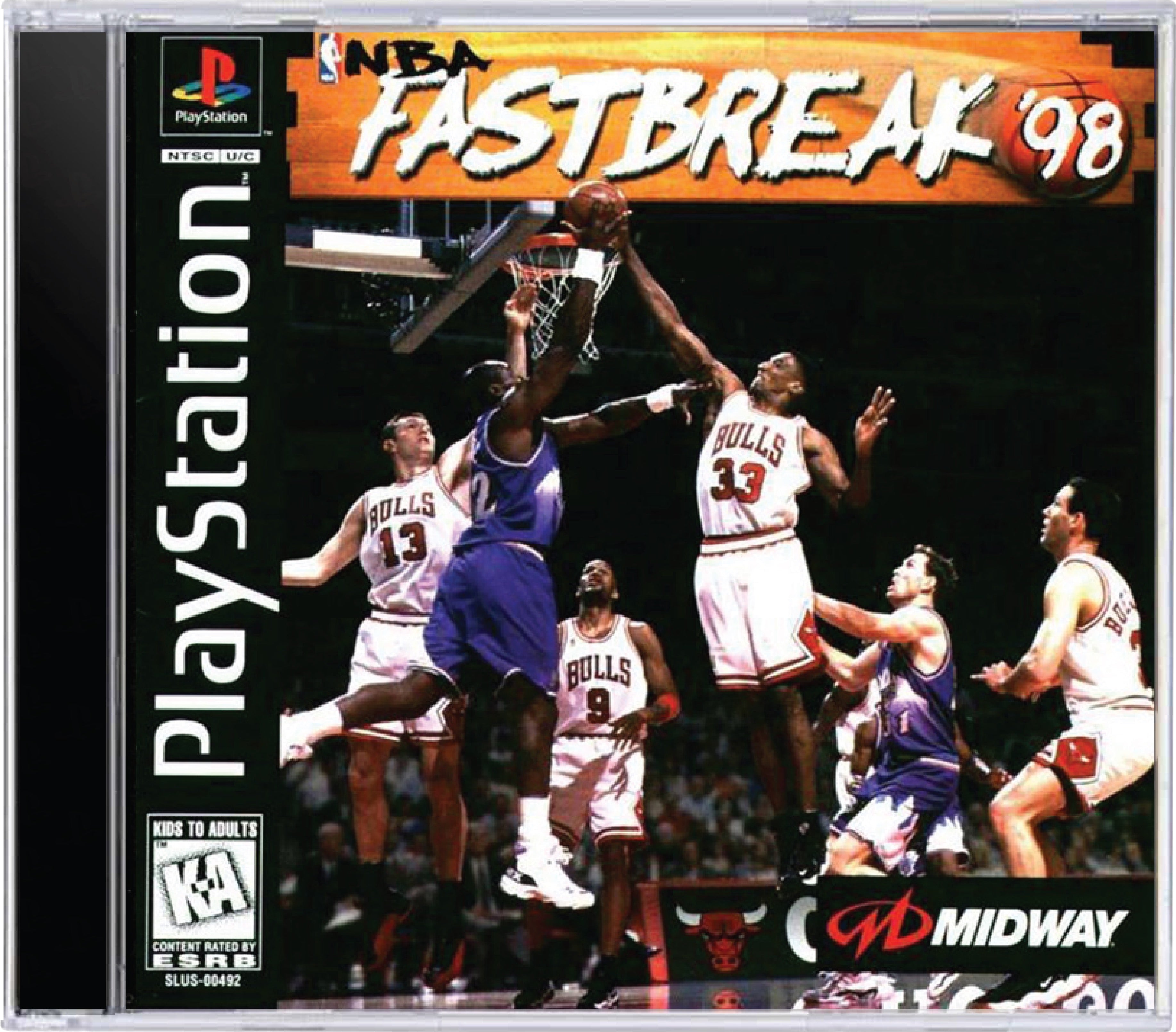 NBA Fast Break 98 Cover Art and Product Photo