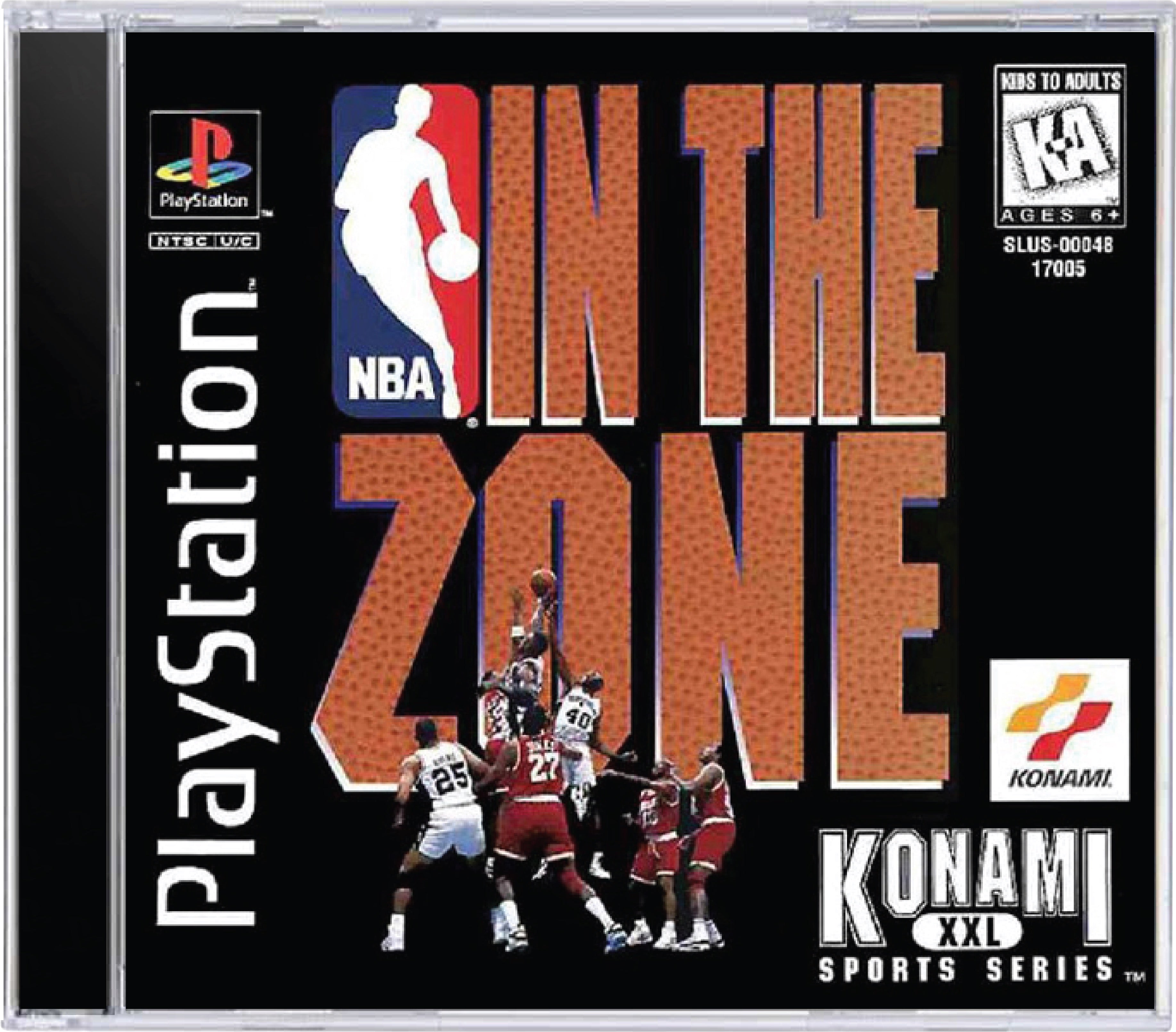 NBA in the Zone Cover Art and Product Photo