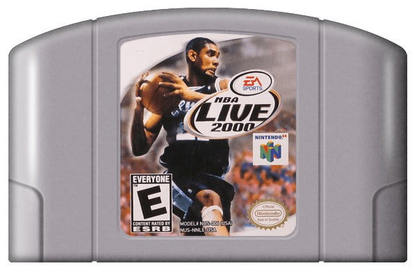 NBA Live 2000 Cover Art and Product Photo