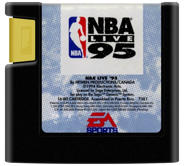 NBA Live 95 Cartridge