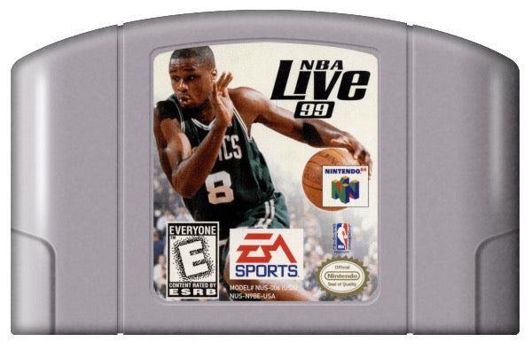 NBA Live 99 Cover Art and Product Photo