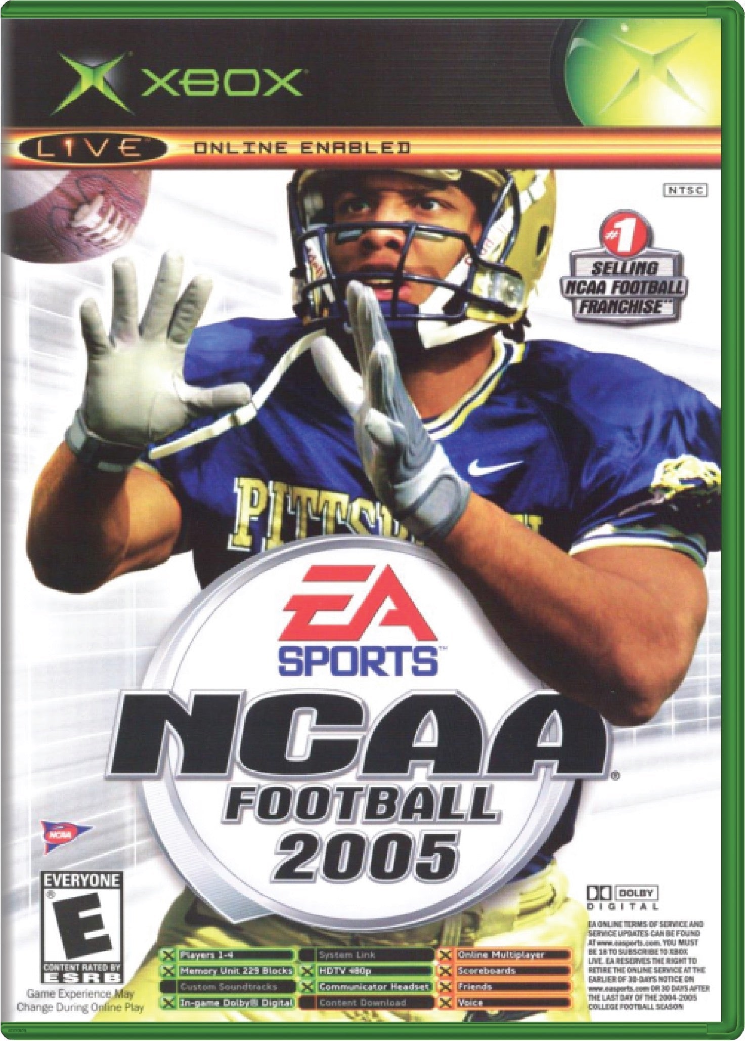 NCAA Football 2005 Top Spin Combo Cover Art