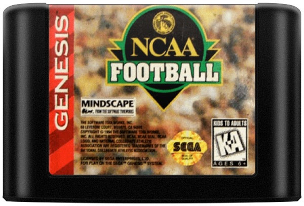 NCAA Football Cartridge