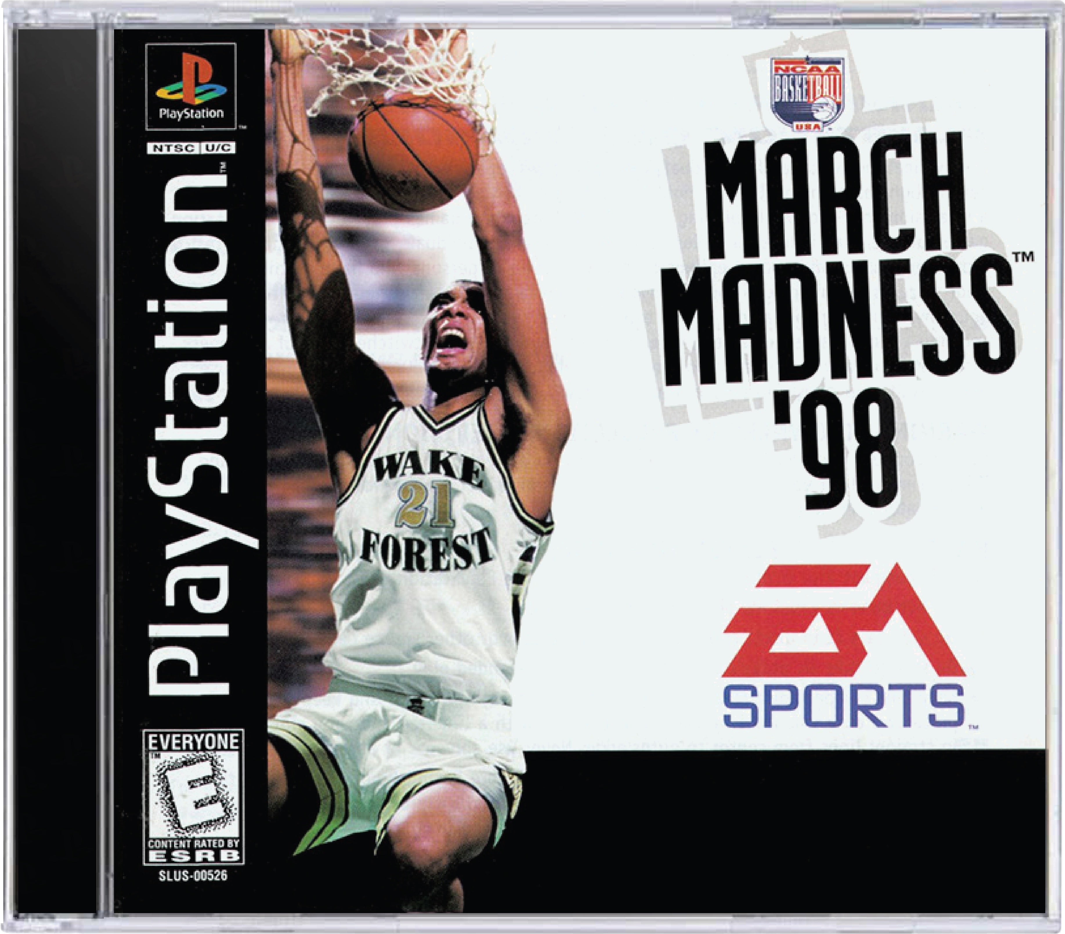 NCAA March Madness 98 Cover Art and Product Photo